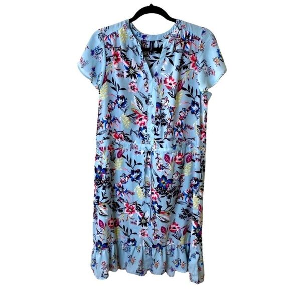 Massini Floral Dress Sz M - Picture 1 of 7